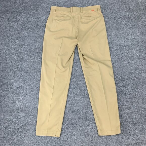 Nike Golf Pant Mens 34 Parachute Beige Flat Front Chino Stretch Standard Dri Fit - Picture 9 of 14
